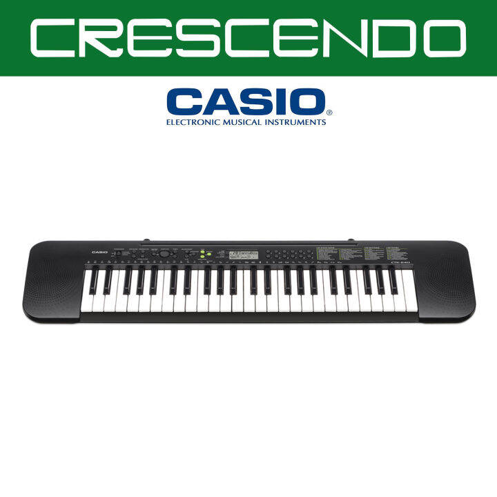 Casio CTK240FA 49 Keys Portable Standard Keyboard (Black) Includes