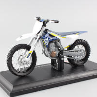 【Online】 Husqvarna FC หล่อจากรถแข่งขนาดเล็ก KTM รถจักรยานยนต์ Enduro ขนาด1/18โมเดลของเล่นเด็กรถยนต์โลหะสำหรับรถวิบาก