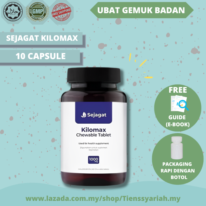 KILOMAX UBAT GEMUK SEJAGAT ORIGINAL lulus kkm supplement Vitamin Weight