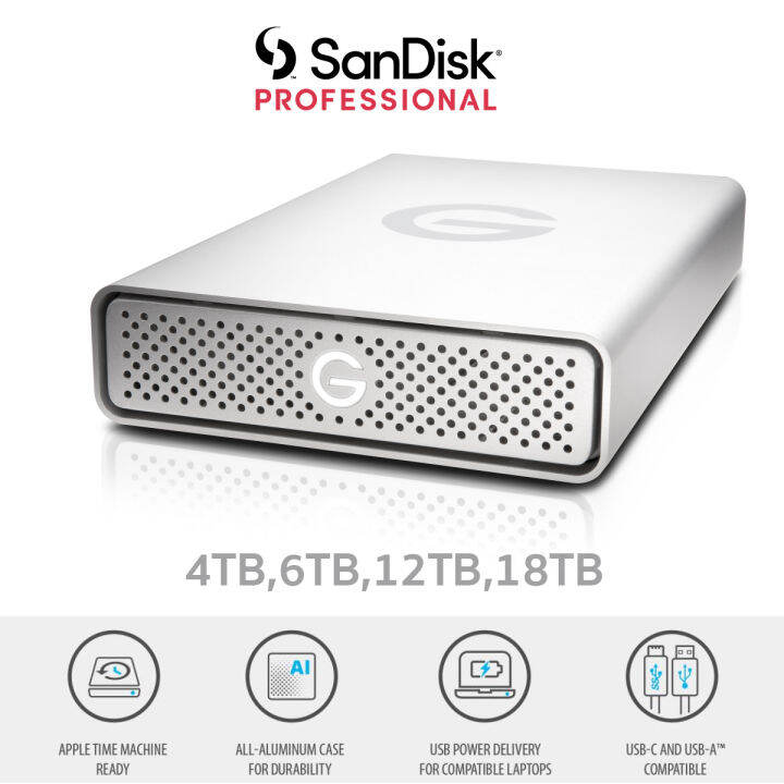 sandisk-professional-g-drive-4tb-enterprise-class-desktop-hard-drive-ultrastar-drive-inside-usb-c-5gbps-usb-3-2-gen-1-sdph91g-hdd-ฮาร์ตดิสก์-ประกัน-synnex-3ปี