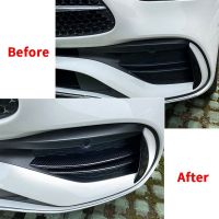 Front Bar Air Inlet Grille Trim Modification Front Fog Light Grille Car Accessories Parts Component for Mercedes-Benz C-Class W206 C200 C260 2022+