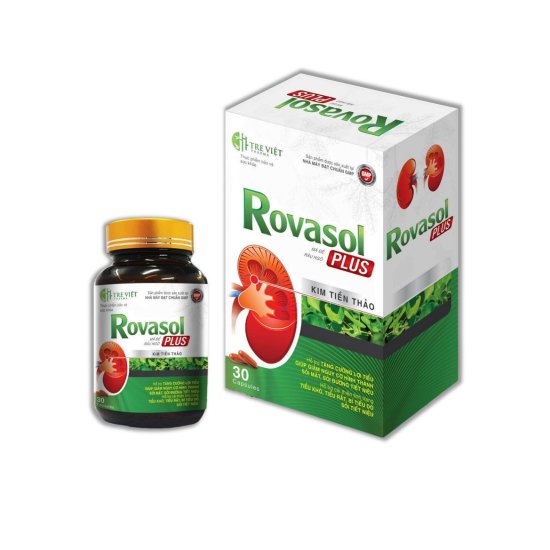 Viên uống kim tiền thảo rovasol hỗ trợ giảm nguy cơ sỏi thận - ảnh sản phẩm 1