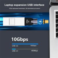 Usb To Type Cadapter Usb-at Ype-c 2 In 1 Usb To Type C Adapter For Notebook Aluminum Alloy 10gbps For Tablet Charging Adapter