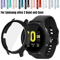 20mm Strap Case for Samsung Galaxy Watch Active 2 Bracelet Band Samsung Watch Active2 40mm 44mm Protective Cover Coverage Bumper