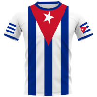 CLOOCL Cuban Flag เสื้อยืดแฟชั่น3D พิมพ์แขนสั้นเสื้อยืด Casual Activewear ฤดูร้อนเสื้อผู้ชายผู้หญิงเสื้อผ้า