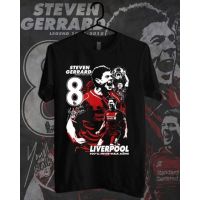 เสื้อยืดผ้าฝ้าย steven gerrard t -shirt