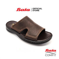 ฺฺBata บาจา รองเท้าแตะแบบสวม รองเท้าแตะลำลอง สำหรับผู้ชาย รุ่น MALONE สีน้ำตาล รหัส 8614560