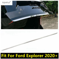 อุปกรณ์เสริมสแตนเลสสำหรับ Ford Explorer 2020 2021 2022ด้านหลัง Tailgate ด้านล่างฝาปิด Strip Cover Trim ภายนอก Refit Kit