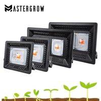 Full Spectrum LED Grow Light Waterproof IP67 50W 100W 200W 300W COB Growth Flood Light for Plant Indoor Hydroponic Greenhouse