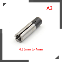 WonderfulBuyinge 6.35มม.ถึง3.175มม.1/8 "แกะสลัก bit Router TOOL Adapter สำหรับแกะสลัก COLLET