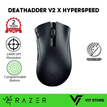 Razer Deathadder Essential Wired Gaming Mouse, 6400 DPI Optical, Ergonomic, 5 Programmable Buttons, Right-Handed