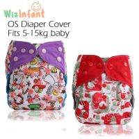 Merry Christmas! WizInfant OS diaper cover waterproof breathable S M L adjustablefit 5-15kg babymost popular diaper covers