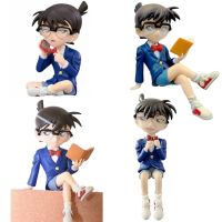 1 ชิ้นการ์ตูนนักสืบ Conan ตัวเลขการกระทำอ่านหนังสือและนักสืบโทรศัพท์ 3D PVC รุ่นคอลเลกชันของขวัญของเล่นเด็ก