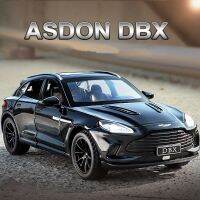 รถ1:32 Aston รุ่น Martin DBX SUV อัลลอยโมเดลรถยนต์สปอร์ตของเล่นและรถของเล่นโมเดลรถเหล็กของขวัญสำหรับเด็กการจำลองสูง