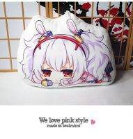 ตุ๊กตายัดไส้ตุ๊กตาอะนิเมะ Azur Lane หมอนของเล่นสัมผัสนุ่ม Hiasan Kamar แฟนๆขนาด45ซม