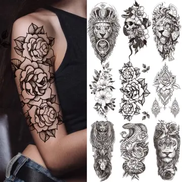 Snake Tattoo Png Transparent Images  Lion Head Drawing Png Transparent PNG   640x480  Free Download on NicePNG