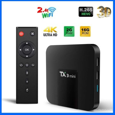🌷เมนูภาษาไทย🌷ใหม่ของNIKYTEK-TX3 Mini มีBluetooth TV Box   2.4GHz &amp; 5G WiFi RAM2GB ROM 16GB Support 4K