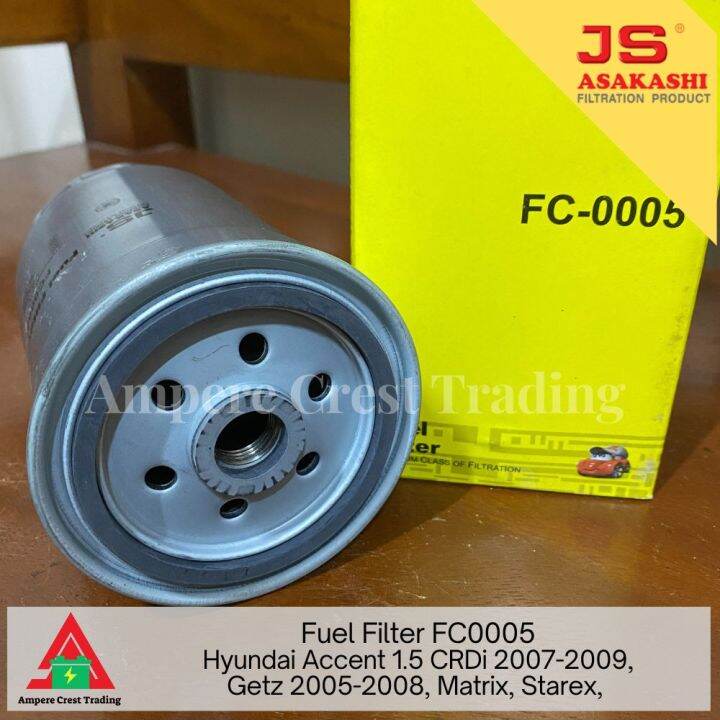 JS Fuel Filter Hyundai Accent 1.5 CRDi 20072009, Getz 20052008