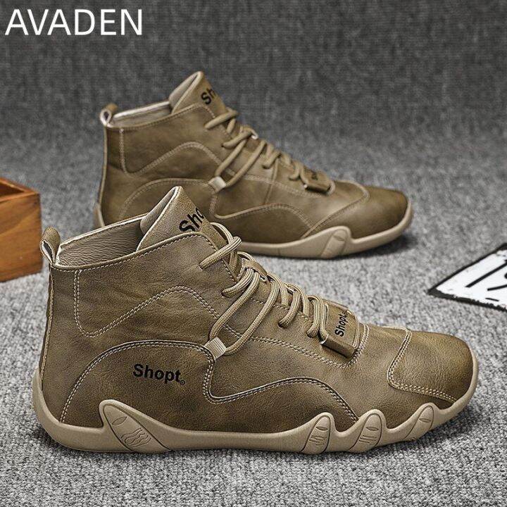 2023-new-mens-high-top-outdoor-mountaineering-non-slip-sports-casual-shoes-wear-resistant-breathable-original-designer-replica