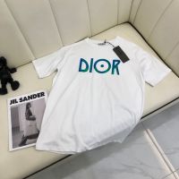 เสื้อยืดหรูหรา D1R ยุโรปและอเมริกาคุณภาพสูงผู้ชายและผู้หญิงที่มีแขนสั้นเหมือนกันฤดูร้อนป้ายชื่อด้านบนคุณภาพระดับเคาน์เตอร์ใหม่ + D89875แท็ก