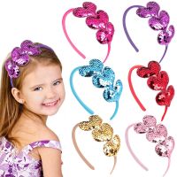 【CC】 Colorful Glitter Sequin Headband Hair Hoop Valentine  39;s Day Headdress Accessories