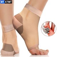 1Pair Plantar Fasciitis Socks with Arch Support - Ankle Compression Sleeve Brace,Toeless Socks for Foot Pain Relief Swelling