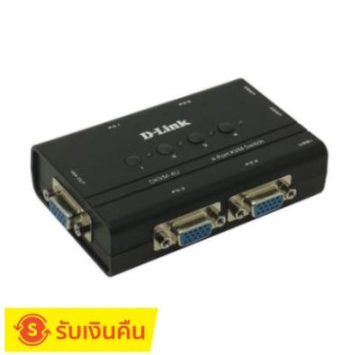D-Link 4-Port USB KVM Switch VGA รุ่น DKVM-4U