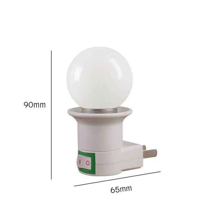 หลอดไฟพร้อมขั้วเสียบ-ขั้ว-e27-หลอดไฟ-led-หลอดไฟปิงปอง-มีสวิตซ์ปิด-เปิด-พร้อมใช้งานได้ทุกที่-วัสดุทนทาน-หลอดไฟประหยัดพลังงาน-คุณภาพสูง