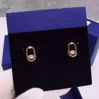 Swarovski Outlet Discount Oval Beating Heart Earrings Womens Elements Crystal Smart Earrings 【SSY】