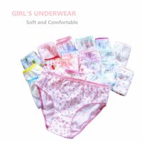 (TER)5pcs/Lot Baby Kids Girls Underwear Briefs Panties Short Colorful Children