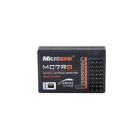 ไมโครโซน Mc6c 2.4G 6Ch ระบบวิทยุตัวรับสัญญาณคอนโทรลเลอร์สำหรับโดรนเครื่องบิน Rc มัลติโรเตอร์เฮลิคอปเตอร์รถยนต์เรือ