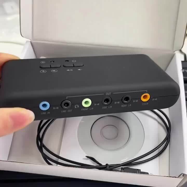 Usb 2.0 Sound Card 8 Channel DAC Output USB External Stereo Sound Card