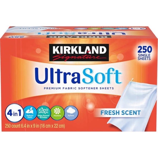Giấy thơm quần áo kirkland ultra soft 4 in 1 250 tờ - mỹ - ảnh sản phẩm 1