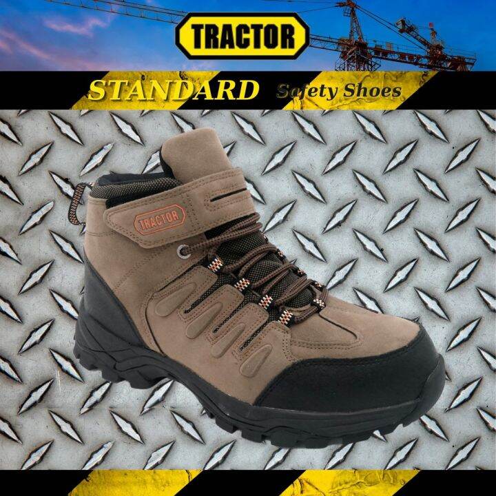 Tractor Men's Standard Industrial Safety Shoes Steel Toe Cap Mid Steel Sole Footwear 729 Lazada