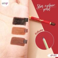 AP-005 Ashley Eyebrow Pencil แอชลี่ย์ ดินสอเขียนคิ้ว คิ้วสลิม แท่งทอง เขียนง่าย ติดทน สีชัด