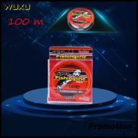 WUXU 100m 100% Fluorocarbon คุณภาพสูง 0.8-6LB สายเชือกแข็งแรง เส้นใยเดี่ยว สายการประมง ลวดเชื่อม ไนลอน PA