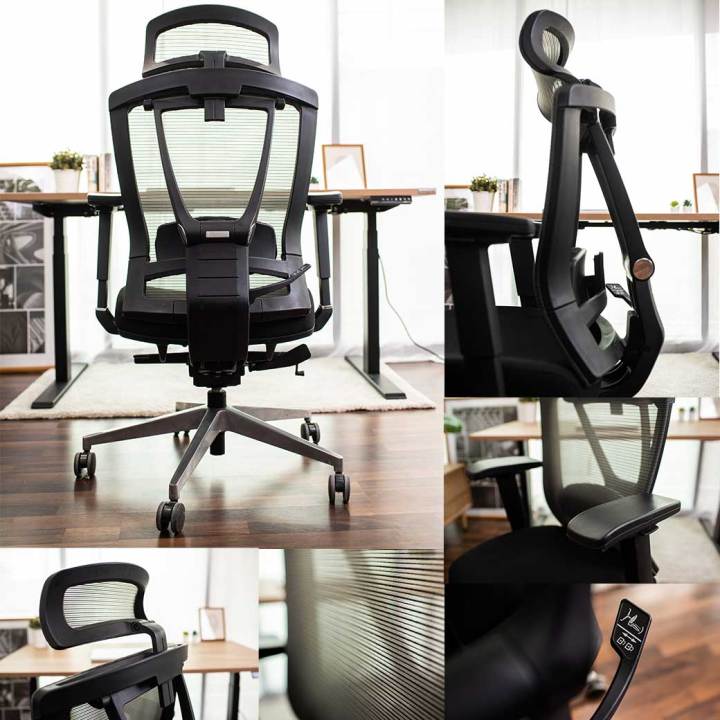 ergotrend-เก้าอี้เพื่อสุขภาพ-เก้าอี้ทำงาน-เก้าอี้สำนักงาน-เออร์โกเทรน-รุ่น-ergo-x-ดำ