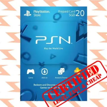 20 sgd psn sales card