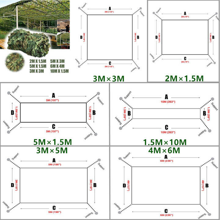 พรางสุทธิกว้าง-camo-ตาข่ายกลุ่มม้วนที่พักพิงดวงอาทิตย์ตาบอดสำหรับตั้งแคมป์กลางแจ้งล่าสัตว์เดินป่าเต็นท์สีอาทิตย์แล่นเรือรถปก