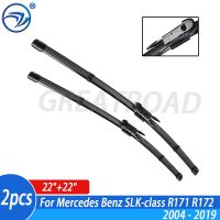 Wiper Front Wiper Blades Set For Mercedes Benz SLK200 SLK250 SLK300 SLK350 2004-2019 2005 2006 2007 Windscreen Windshield Window