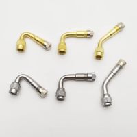 ☫卐♣ 45 90 135 Degree brass Angle Bent Valve Adaptor Tyre Tube Valve Extension Adapter for Truck Car Moto Bike