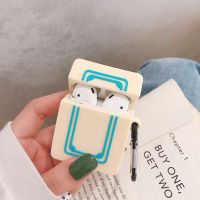 Silicone Fun Protective Case Cover For Airpods1/2 Generation Mahjong Pattern Headphones Case