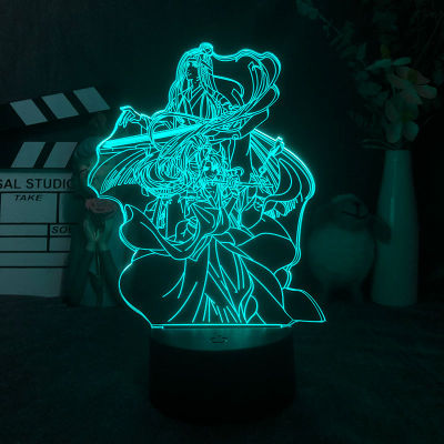 Baby Night Projector Light 3D LED Anime Desk Lamp Mo Dao Zu Shi Acrylic Nightlight for Room Club Ho Party Decor APP Control