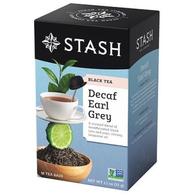 Premium for U📌ชา Stash Tea Box  TEA BOX ชาอเมริกา 35 รสแปลกใหม่ ชาดำ ชาเขียว ชาผลไม้ และชาสมุนไพรจากต่างประเทศ 📌 Decaf Earl Grey
