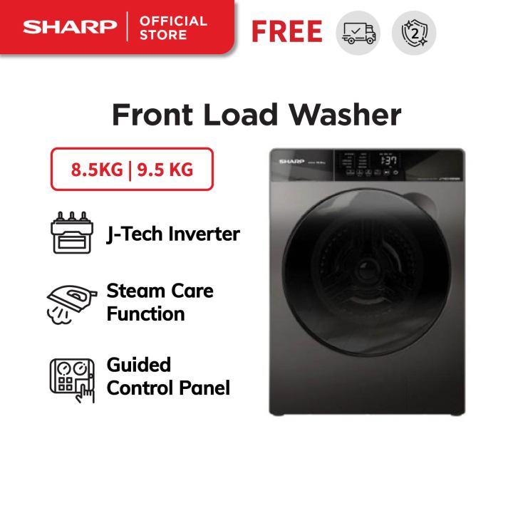 SHARP 8.5kg Front Load Washer ES-FW85SG | Lazada Singapore