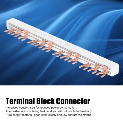 สกรูขั้วแถบสกรูเทอร์มินอลบล็อกติดตั้งง่าย63A สำหรับพลังงาน