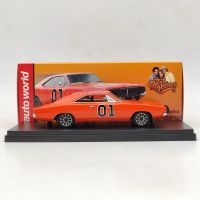 Auto World 1/43 Charger 1969 General Lee Red AWRSS1151 Limited Edition Resin Model Car Collection Auto Toys Gift