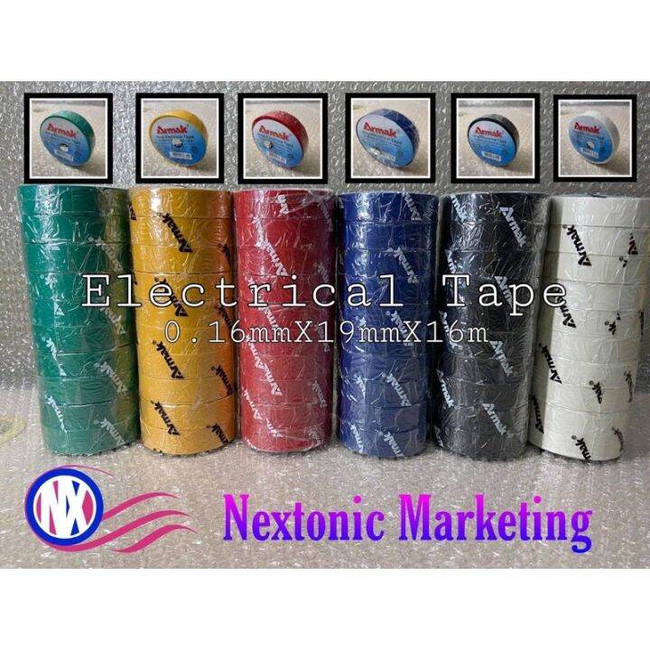 ELECTRICAL TAPES 1pc ARMAK BRAND LARGE SIZE (ASSORTED COLORS AVAILABLE ...