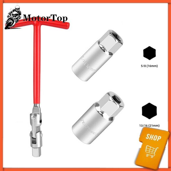 Car Motorcycle Repairing Tool Kit Spark Plug Removal Tool Socket Wrench