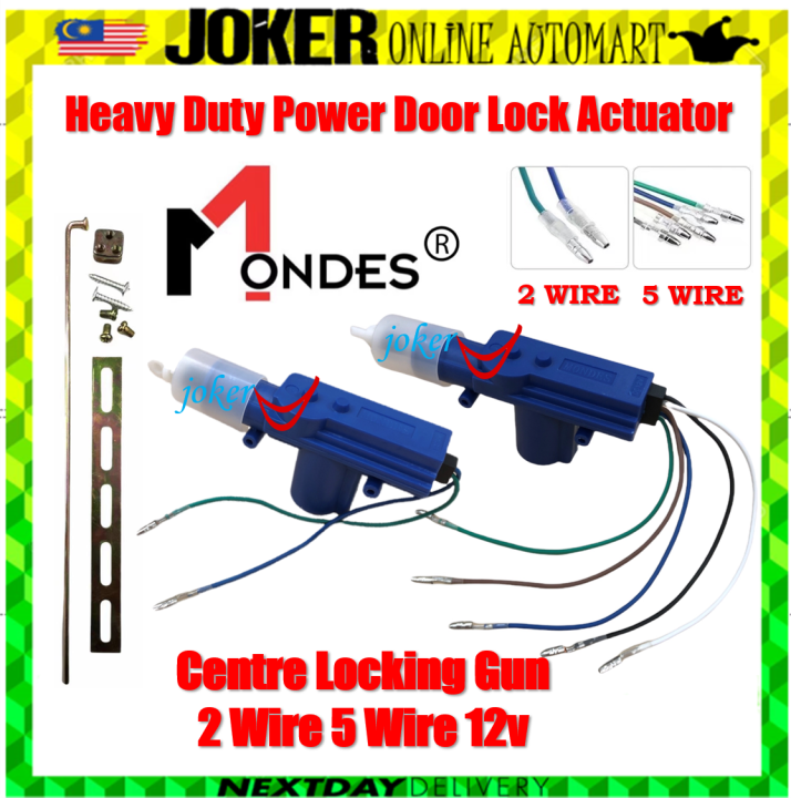 (MADE IN KOREA) MONDES Car Central Locking System 2 Wire / 5 Wire ...